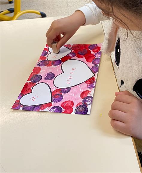 St Valentin Valentine S Day Arts Visuels En Maternelle