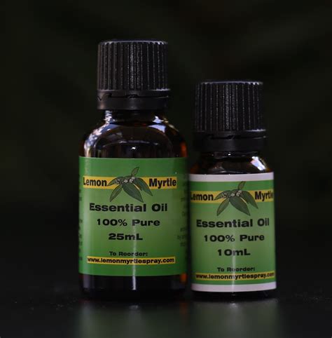 Lemon Myrtle Pure Essential Oil 10ml and 25 ml – Lemon Myrtle Products