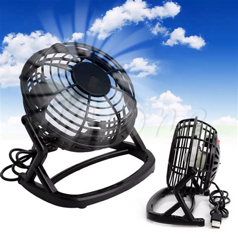 Cooling Desk Mini Fan Notebook Laptop Computer Portable Super Mute PC ...