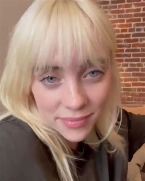 Billie Eilish Billie Billie Eilish Blonde Hair