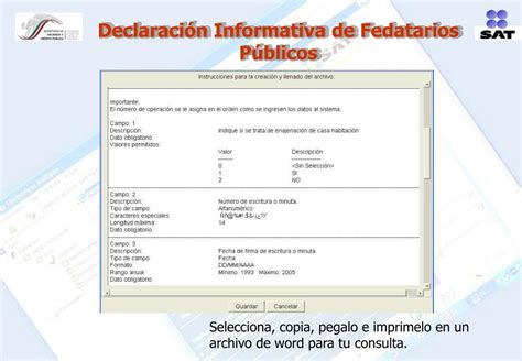 Ppt Declaraci N Informativa De Fedatarios P Blicos Powerpoint