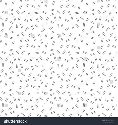 Random Placement Fine Lines Black White Stock Vector (Royalty Free