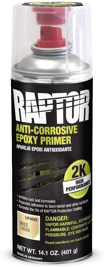 Amazon U Pol Raptor K Aerosol Anti Corrosive Epoxy Primer Beige