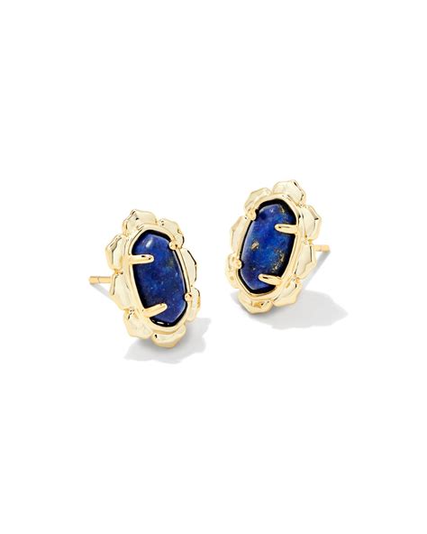 Gemstone Stud Earrings