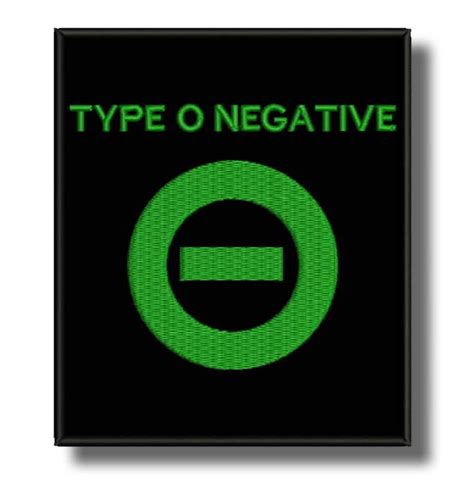 Type O Negative Embroidered Patch 11x13 CM Patch Shop