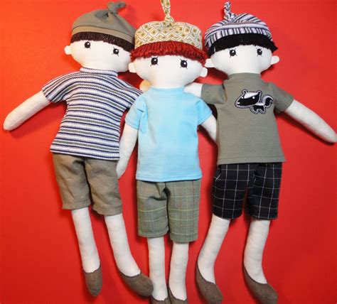 Cloth Doll Rag Doll Boy Pdf Pattern With Detailed By Pupadou