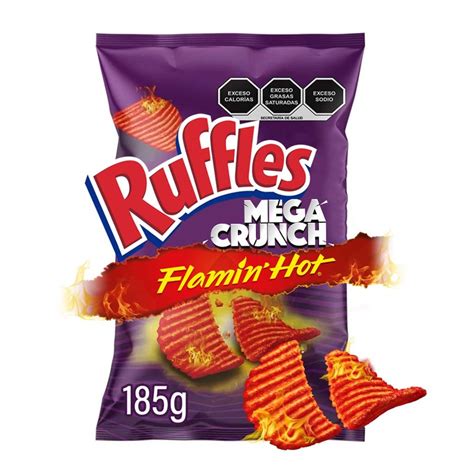 Ruffles Papas Mega Crunch Flamin Hot Rappi