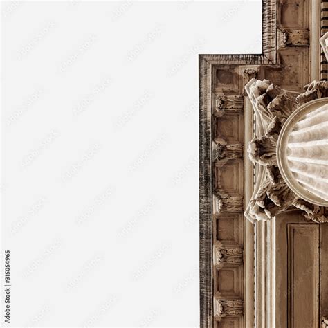 classic architectural column details   historical building stock
