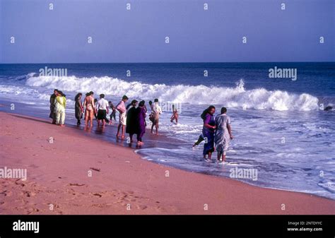 Mahatma Gandhi Beach In Kollam Quilon Kerala South India India Asia