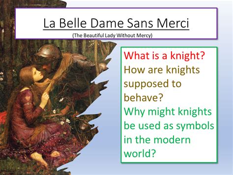 La Belle Dame Sans Merci John Keats Teaching Resources