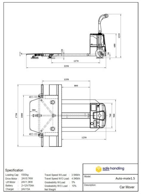 Full Electric Car Mover Tug Ton Safe Handling Solutions