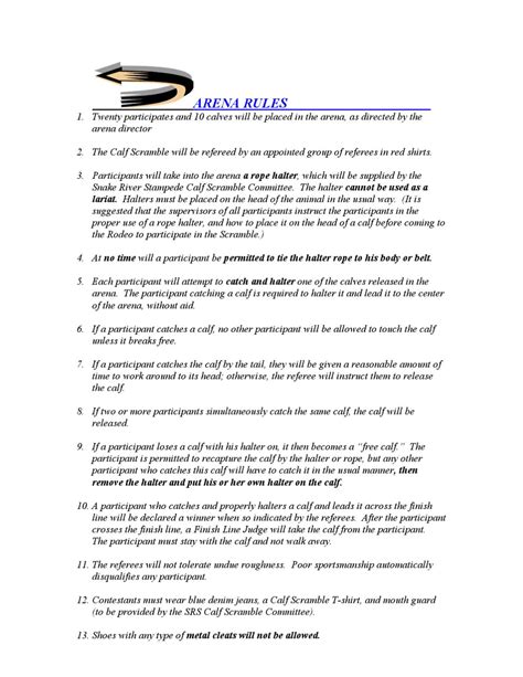 CS-Arena-Rules by Snake River Stampede - Issuu