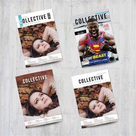 Collective Magazine, Print Templates | GraphicRiver