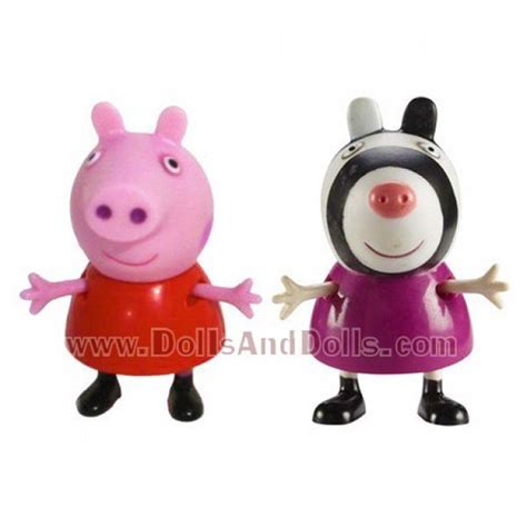 Figures Peppa Pig and Zoe Zebra - Dolls And Dolls - Collectible Doll shop