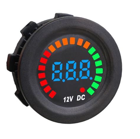 12V Color Screen Voltmeter Car Personality Modification Vehicle