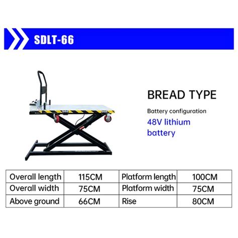 Self Propelled Hydraulic Trolley Lift Electric Scissor Platform Kg