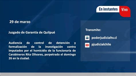 Formalizaci N De Imputado Por Homicidio De Funcionario De Carabineros