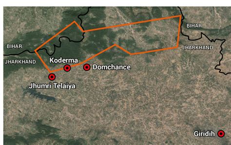 Main mica processing cities Jharkhand/Bihar | Download Scientific Diagram