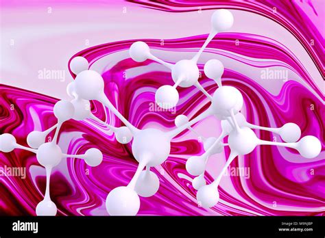 molecule model digital  res stock photography  images alamy