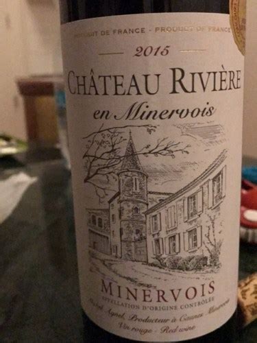 2015 Château Rivière Minervois Vivino US