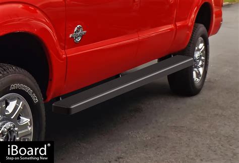 5 Wheel To Wheel Black Side Steps Fit 99 16 Ford F250f350 Crew Cab 55ft Bed Ebay