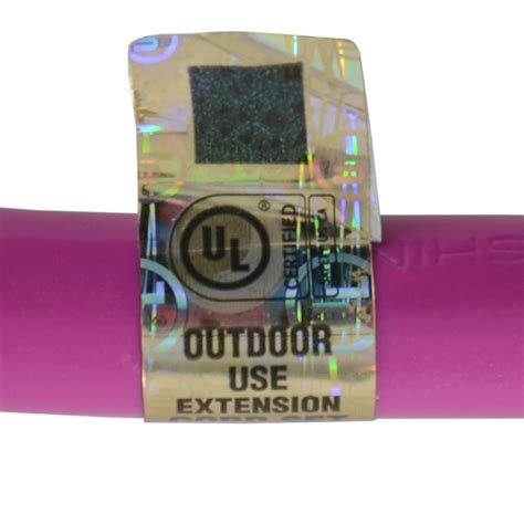 Conntek NEOCORD 12 Gauge Bright Purple NEMA 5-15 Extension Cords