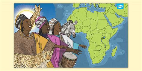 Africa Virtual Teaching Background