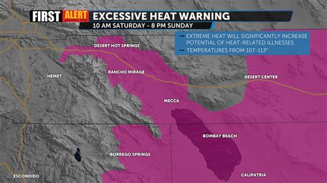 Temperatures Continue To Climb Ahead Of An Excessive Heat Warning Kesq