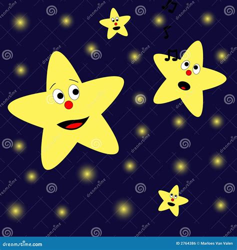 singing star stock vector illustration  father color