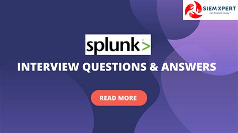 Splunk Interview Questions And Answers 2023 Siem Xpert