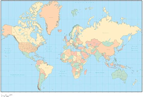 Cool World Map Us States Pics – World Map Blank Printable