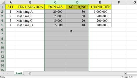 Hướng Dẫn Cách Chèn Xóa Cột Trong Excel Nhanh Chóng Dễ Làm