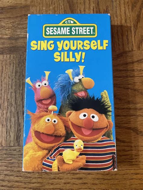 Sesame Street Sing Yourself Sillier At The Movies Vhs