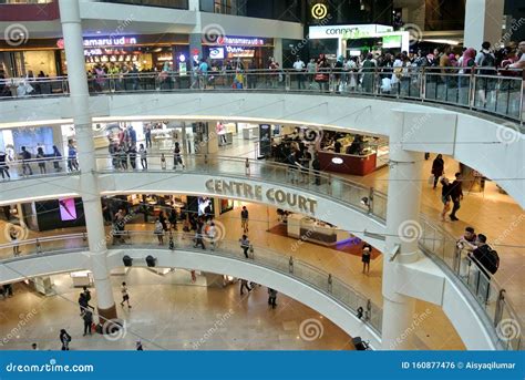 Mid Valley Megamall Shopping Mall Main Atrium Editorial Photo