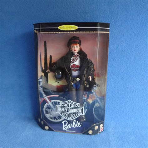 Barbie Harley Davidson Motorcycle Doll 2nd In Series 1998 Etsy