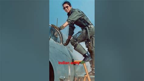 Indian Army 🪖 Army Girl Airforce Shorts 🪖🪖 Youtube