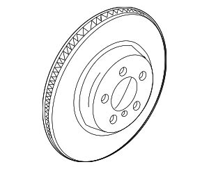 Genuine Bmw Disc Brake Rotor Rear Free Shipping On