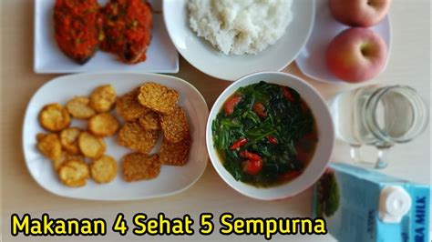 Detail Contoh Makanan 4 Sehat 5 Sempurna Yang Simple Koleksi Nomer 3