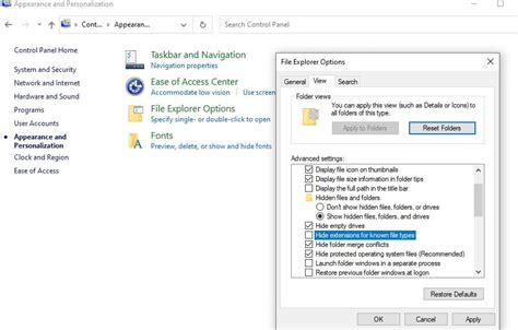 How To Show Or Hide Filename Extensions In Windows Step By Step