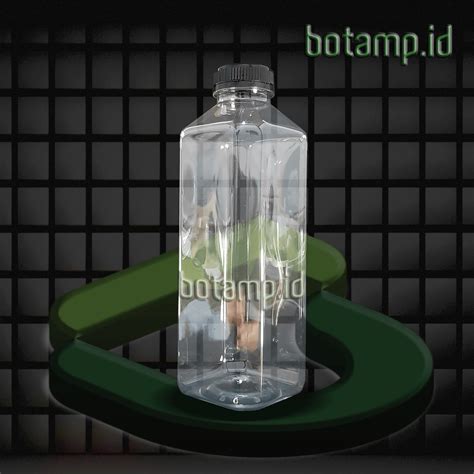 Jual BOTOL KALE 1 LITER KOTAK TUTUP PUTIH Shopee Indonesia