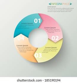 Infographic Circle Label Template Design Stock Vector (Royalty Free ...