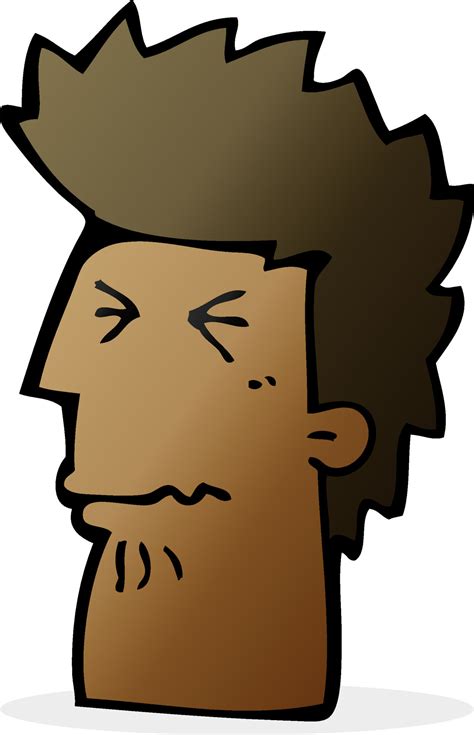 cartoon unhappy man 12276601 Vector Art at Vecteezy