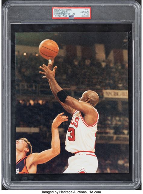 1993 Michael Jordan Original Photograph by Stephen Green, PSA/DNA | Lot