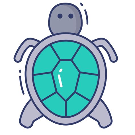 Turtle Dinosoft Lineal Color Icon