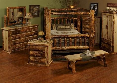 Amish Log Bedroom Furniture Ohio