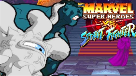 Marvel Super Heroes Vs Street Fighter Hulk Shuma Gorath YouTube