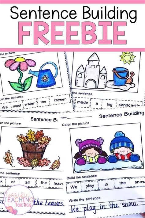 sentence building activities artofit