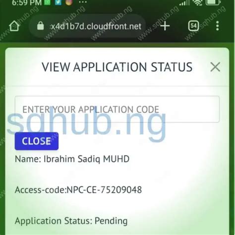 How To Check Application Code For Npc Npc Application Code Arewa