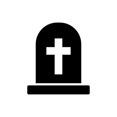 Premium Vector Tombstone Icon Vector Design Template