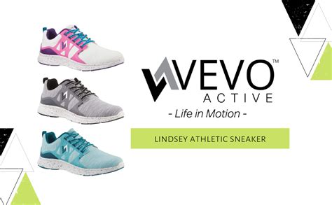 Amazon.com | Vevo Active Womens Lindsey Sneaker Running Shoes Fashion ...